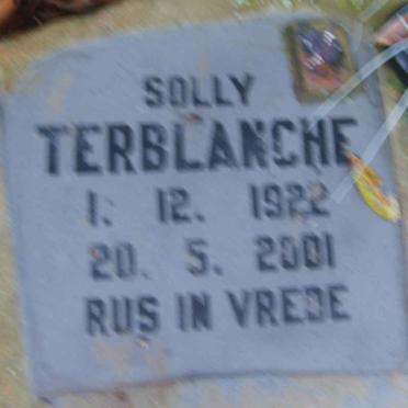 TERBLANCHE Solly 1922-2001