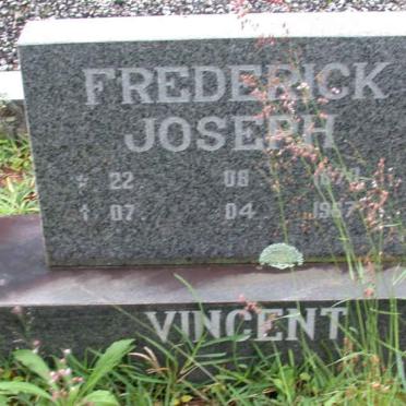 VINCENT Frederick Joseph 1870-1967