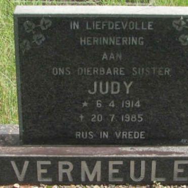 VERMEULEN Judy 1914-1985