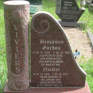 VIVIERS Benjamin Gordon 1936-1996 &amp; Nicolet 1934-2003