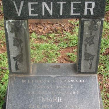 VENTER Marie 1959-19??