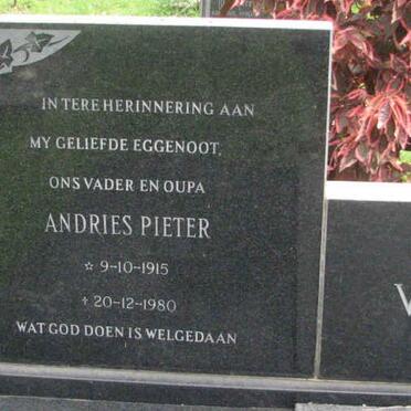 VOS Andries Pieter 1915-1980
