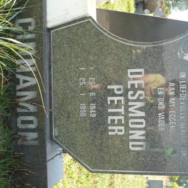 CINNAMON Desmond Peter 1949-1996