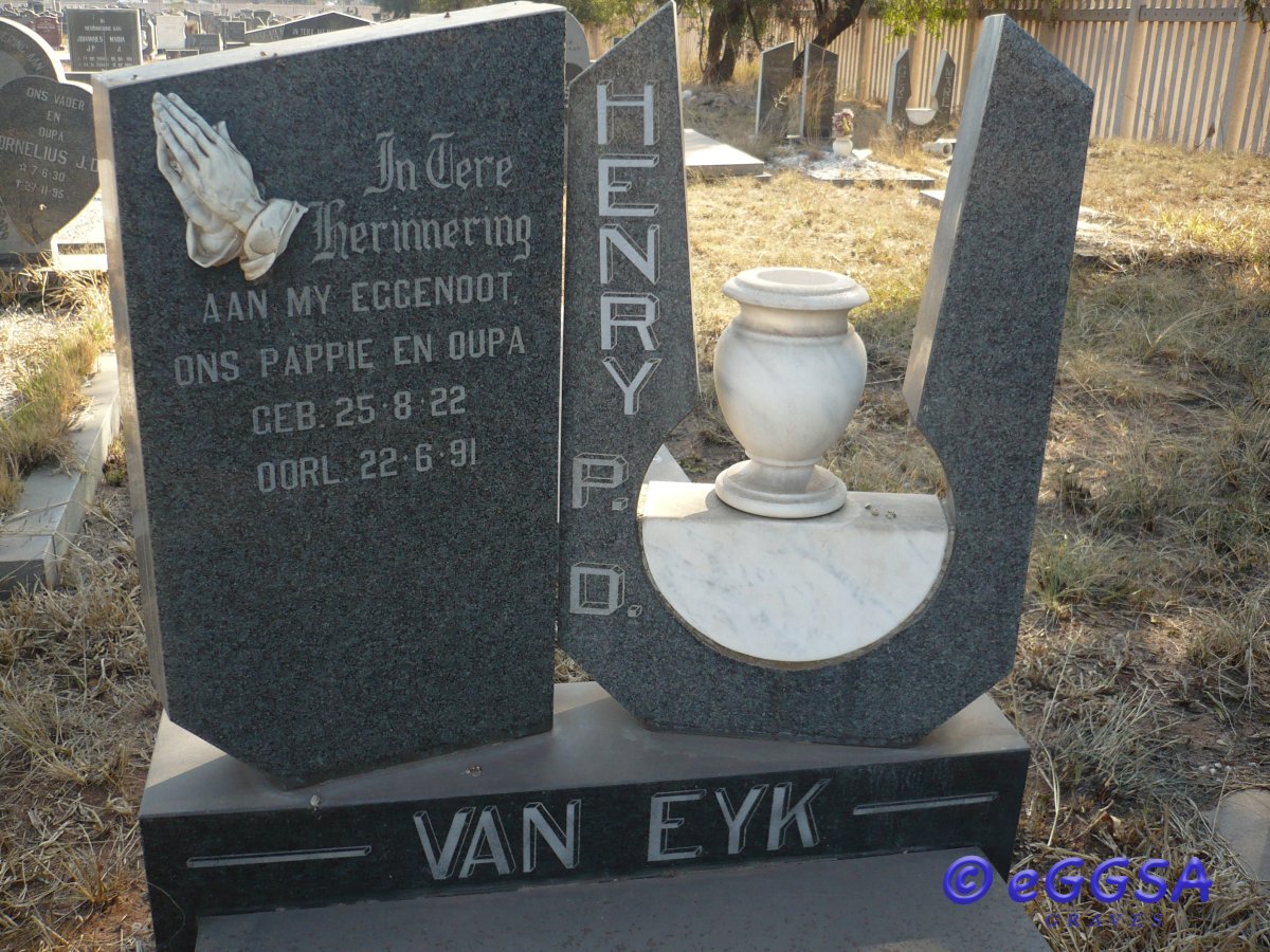 EYK Henry P.D., van 1922-1991