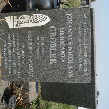 GROBLER Johannes Nicolaas Hermanus 1943-1997