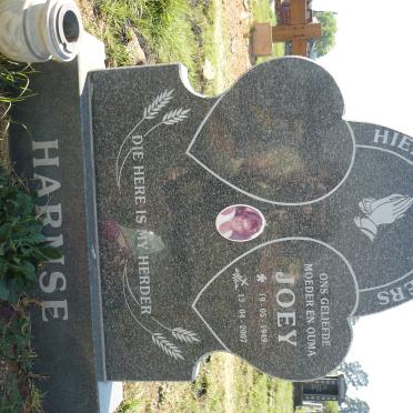 HARMSE Joey 1949-2007