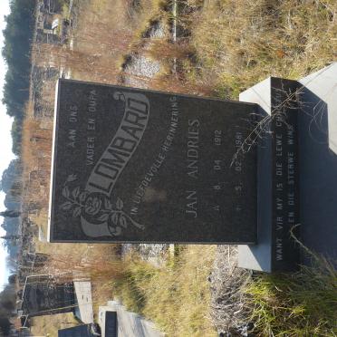 LOMBARD Jan Andries 1912-1981