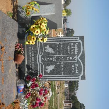 MERWE D.P.J., van der 1924 &amp; A.S. HARMSE 1926-2007