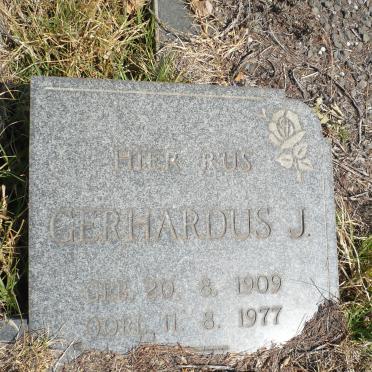 ? Gerhardus J. 1909-1977