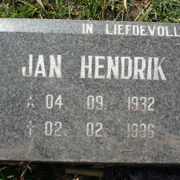 ? Jan Hendrik 1932-1996