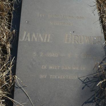 BRUWER Jannie 1940-1978