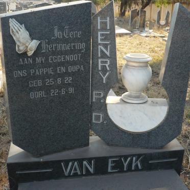 EYK Henry P.D., van 1922-1991
