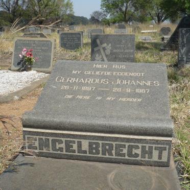 ENGELBRECHT Gerhardus Johannes 1887-1967