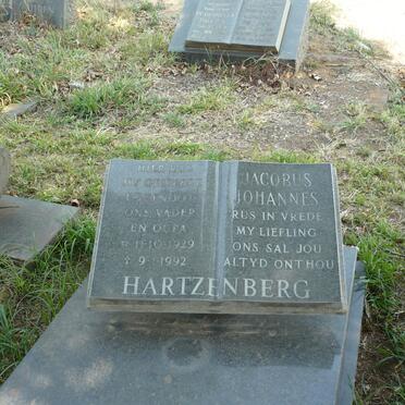 HARTZENBERG Jacobus Johannes 1929-1992