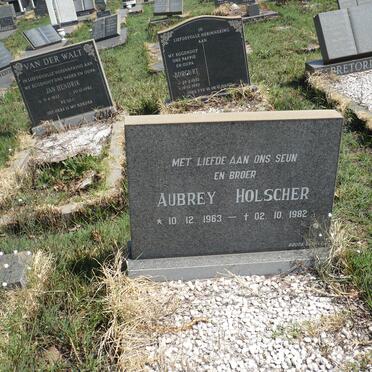 HOLSCHER Aubrey 1963-1982
