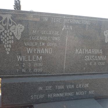 LABUSCHAGNE Wynand Willem 1930-1990 &amp; Katharina Susanna 1932-