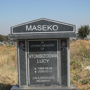 MASEKO Ntombizodwa Lucy 1964-2006
