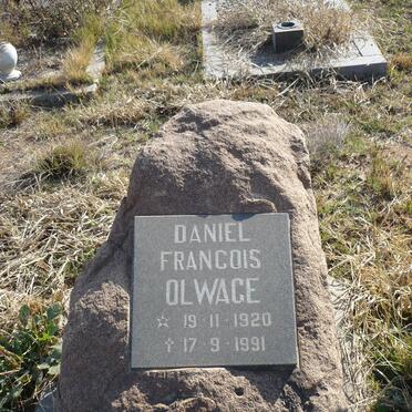 OLWAGE Daniel Francois 1920-1991