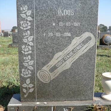 PREEZ Koos, du 1921-1996