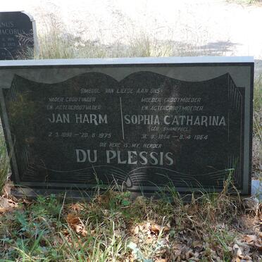 PLESSIS Jan Harm, du 1890-1975 &amp; Sophia Catharina SWANEPOEL 1894-1964