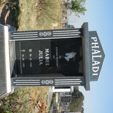 PHALADI Mabel Julia 1928-1999