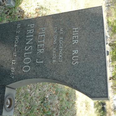PRINSLOO Pieter J. 1904-1967