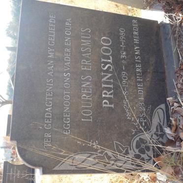 PRINSLOO Lourens Erasmus 1909-1980