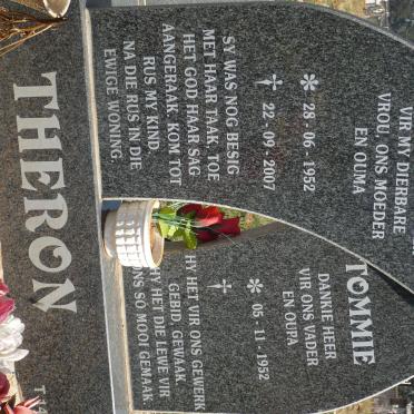 THERON Tommie 1952- &amp; Babie 1952-2007
