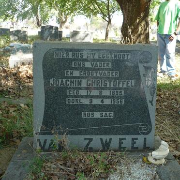 ZWEEL Joachim Christoffel, van 1895-1956