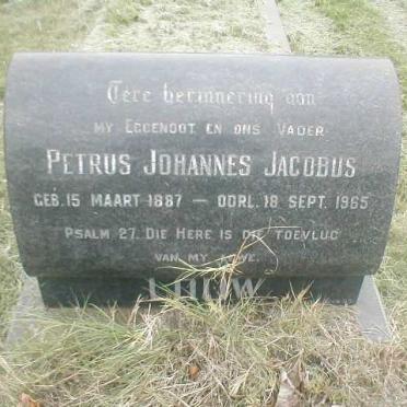 LOUW Petrus Johannes Jacobus 1887-1965