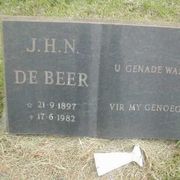 BEER J.H.N., de 1897-1982