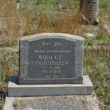 OOSTHUIZEN Maria C.E. 1893-1979