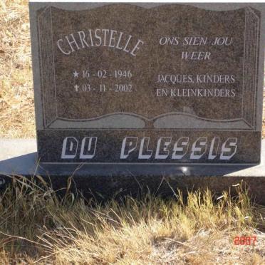 PLESSIS Christelle, du 1946-2002