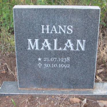 MALAN Hans 1938-1992