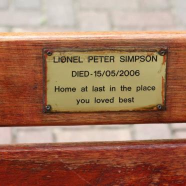 SIMPSON Lionel Peter -2006