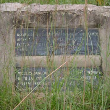 Mpumalanga, WHITE RIVER district, Kruger National Park, Willem Pretorius Memorial