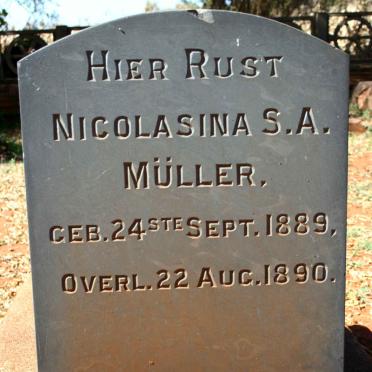 MULLER Nicolasina S. A. 1889-1890