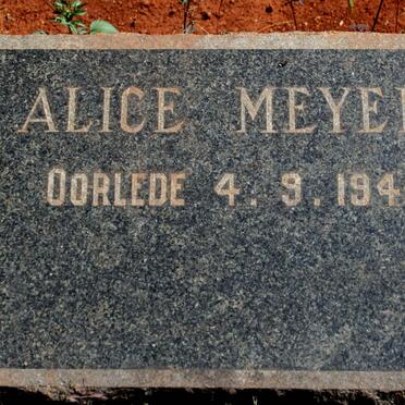 MEYER Alice -1942
