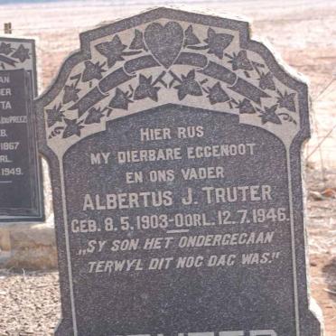 TRUTER Albertus J. 1903-1946