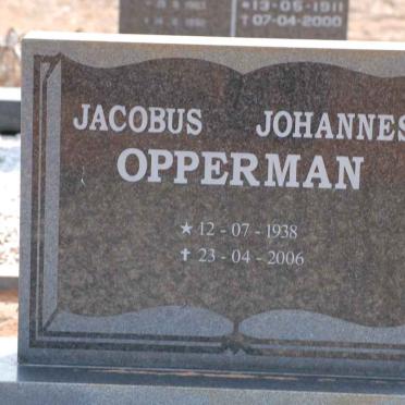 OPPERMAN Jacobus Johannes 1938-2006
