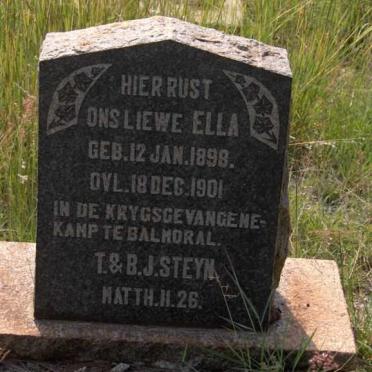 STEYN Ella 1898-1901