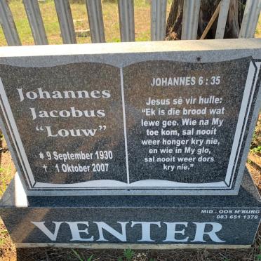 VENTER Johannes Jacobus 1930-2007
