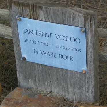 VOSLOO Jan Ernst 1943-2005