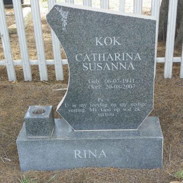 KOK Catharina Susanna 1941-2007