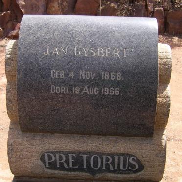 PRETORIUS Jan Gysbert 1868-1966