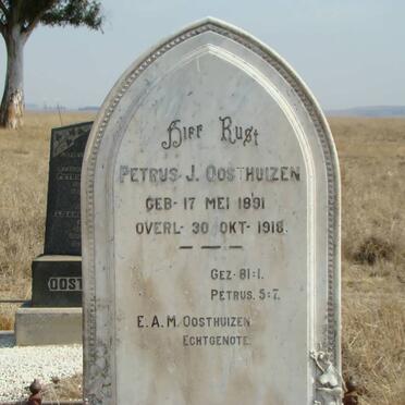 OOSTHUIZEN Petrus Johannes 1891-1918