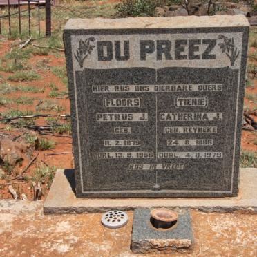 PREEZ Petrus J., du 1879-1956 &amp; Catherina J. REYNEKE 1886-1979