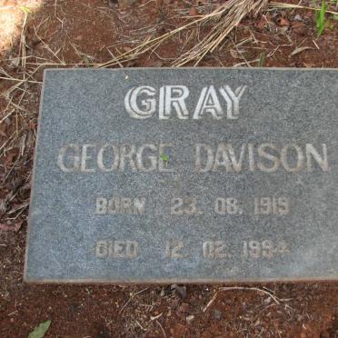 GRAY George Davison 1919-1994