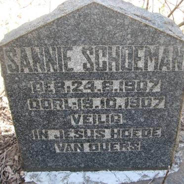 SCHOEMAN Sannie 1907-1907
