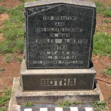 BOTHA Hercules Albertus 1876-1941